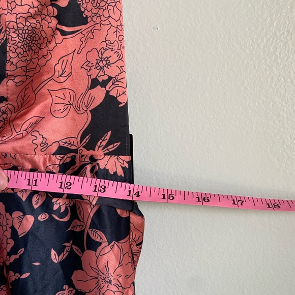 Lulus Tea Gardens Rusty Rose Floral Print Satin Maxi Dress - Picture 10 of 12